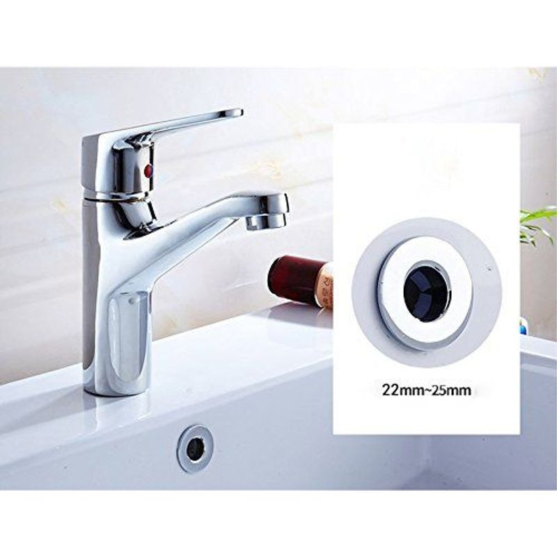 Sink Basin Trim Overflow 1-Pack, Chrome 1 Pcs Cover