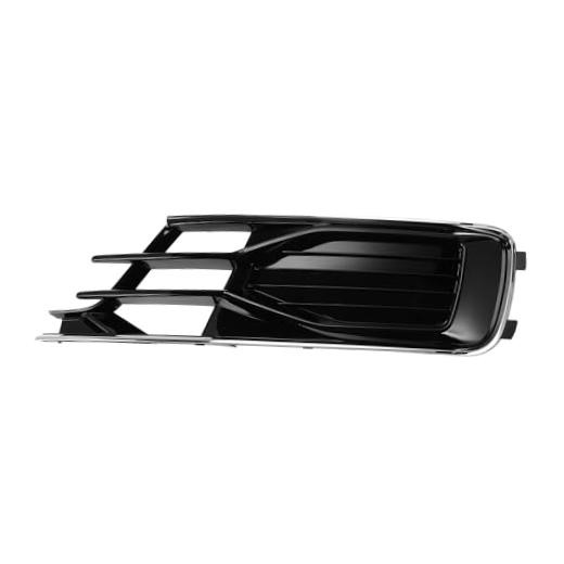 1 Pc Fog Light Grill for Audi A6 2016-2018 ABS Black Front Left Front Lower