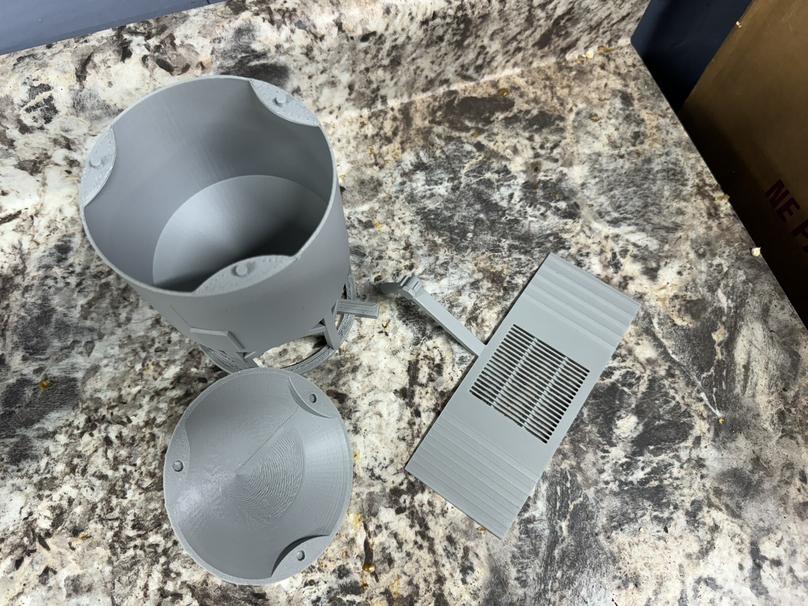 1:64 Scale Grain Setup - Wet Bin And Pit