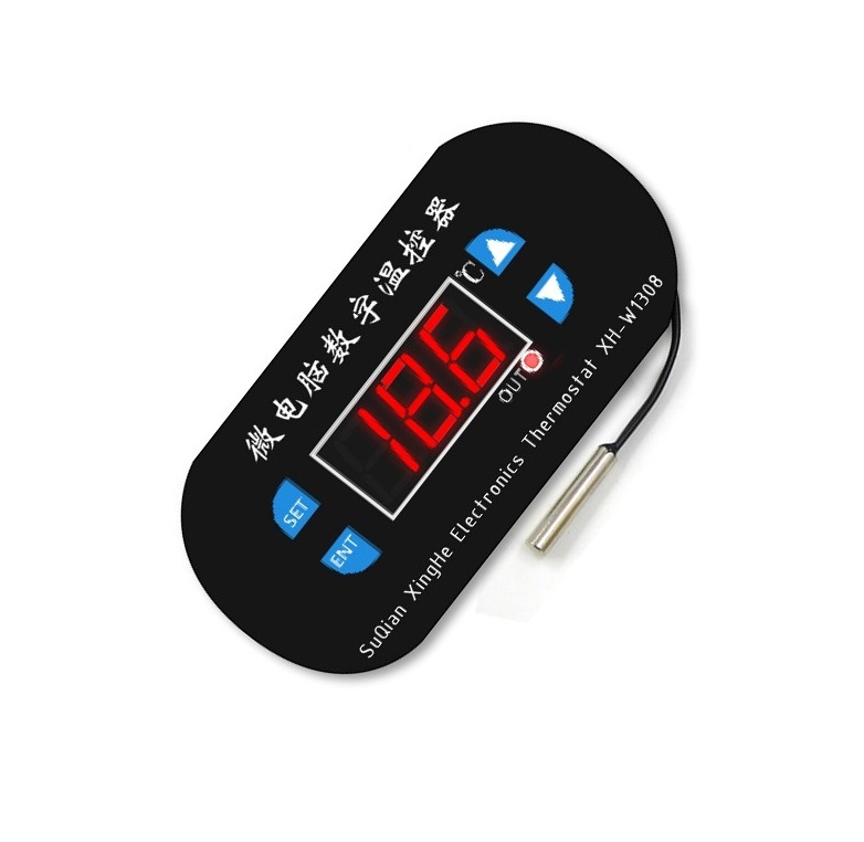 DC 220V Digital LED Heat Cool Thermostat Temperature Controller Sensor Hottest K