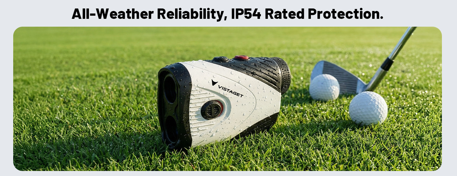 Golf Rangefinder 1200 Yd. Slope Switch Flag Lock Vibration 7X USB-C Rechargeable