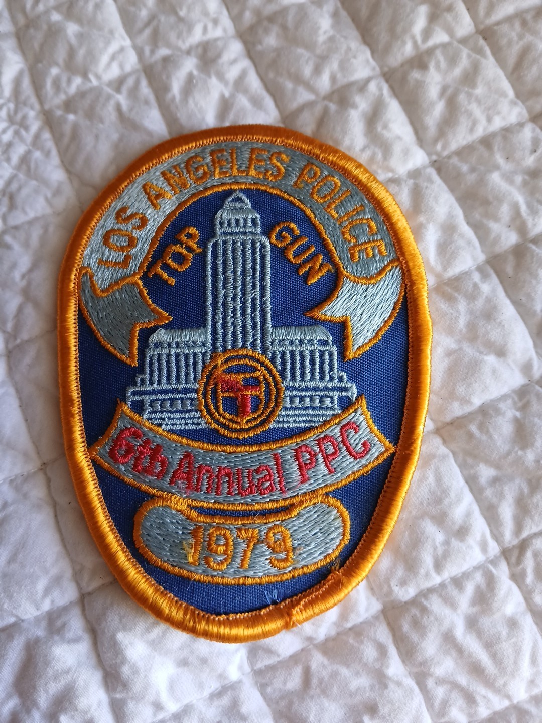 4.5" X 3.5" Los Angeles Police Department Police Officer 1979