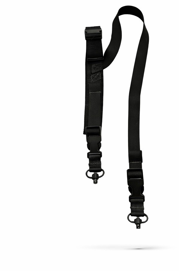 Ready Tactical Slings – Black Tactical Rifle Sling (Made in USA) HK Snap Hooks.