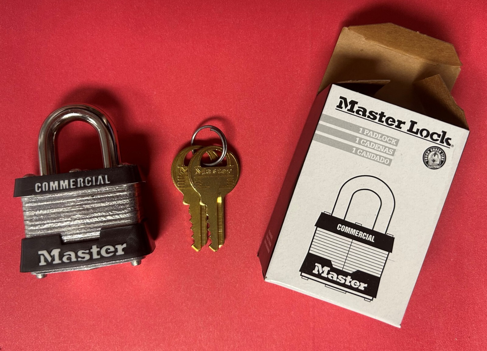Master Lock Commercial Padlock No. 3 Key alike #3618