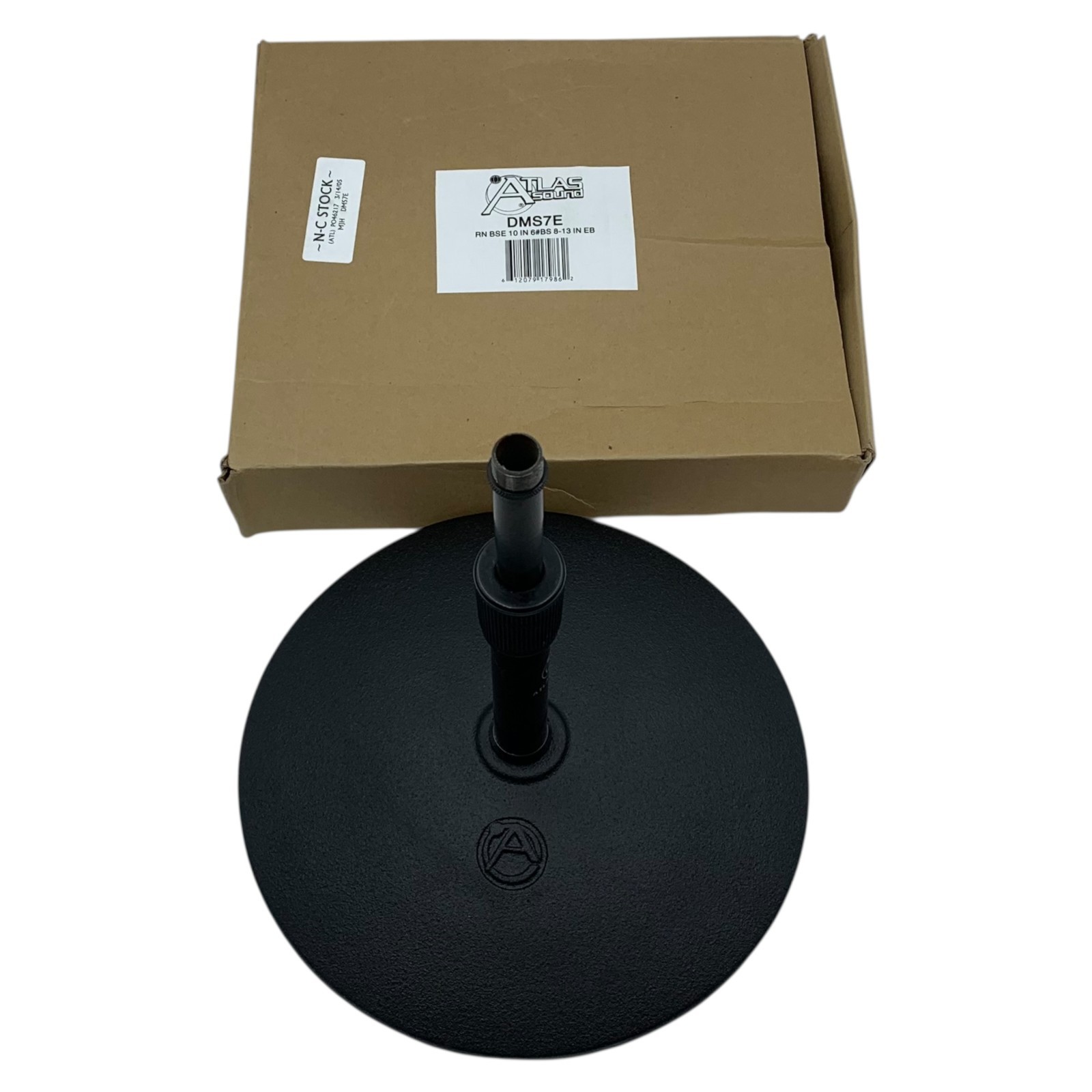 Atlas IED DMS7E - Drum Microphone Stand - 9 inch - 12 inch - Ebony