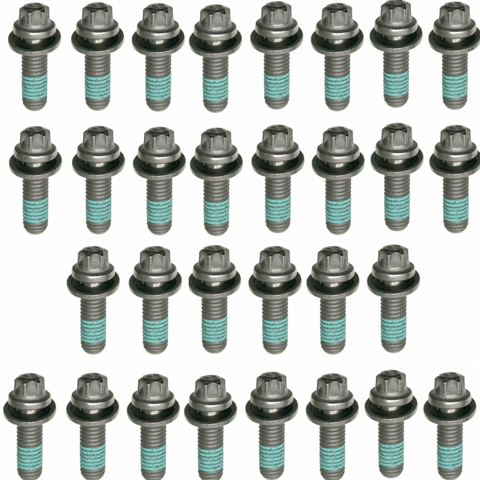 2010-22 BMW 5 6 7 Alpina Lower Oil Pan Bolt 8X25 mm Genuine BMW 07 12 9 909 333