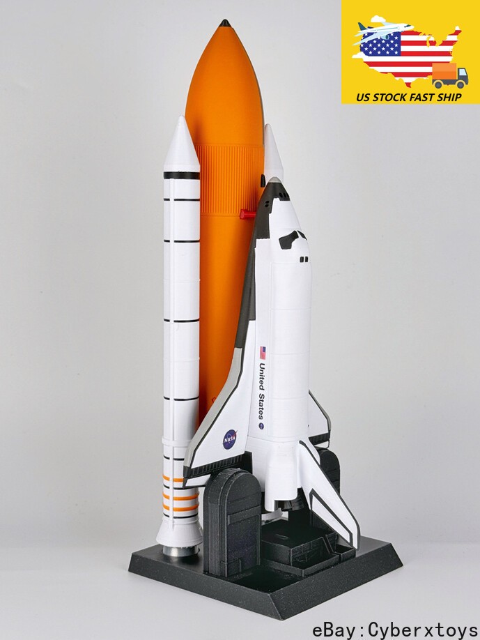 1:200 Scale NASA Space Shuttle Model Painted Finished