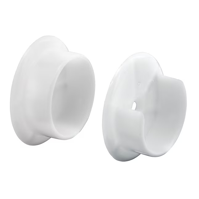 Prime-Line 1.5-in H x 1.5-in W x 2-in D White Plastic Rod Support