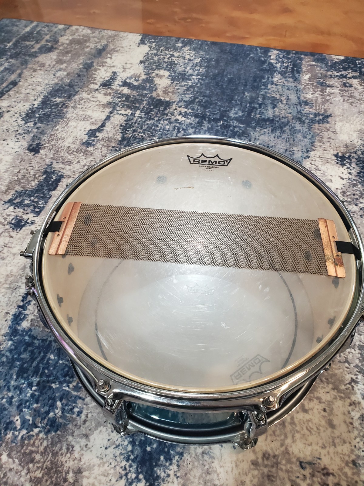 TAMA Superstar Classic 14x6.5 Maple Snare Drum Blue Lacquer Burst