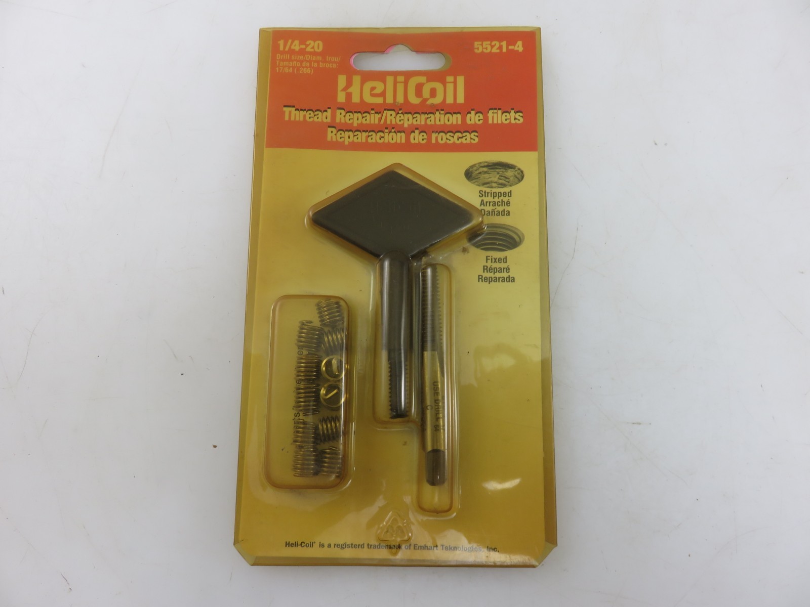 HeliCoil 5521-4 Thread Repair Kit 1/4-20 Made In USA