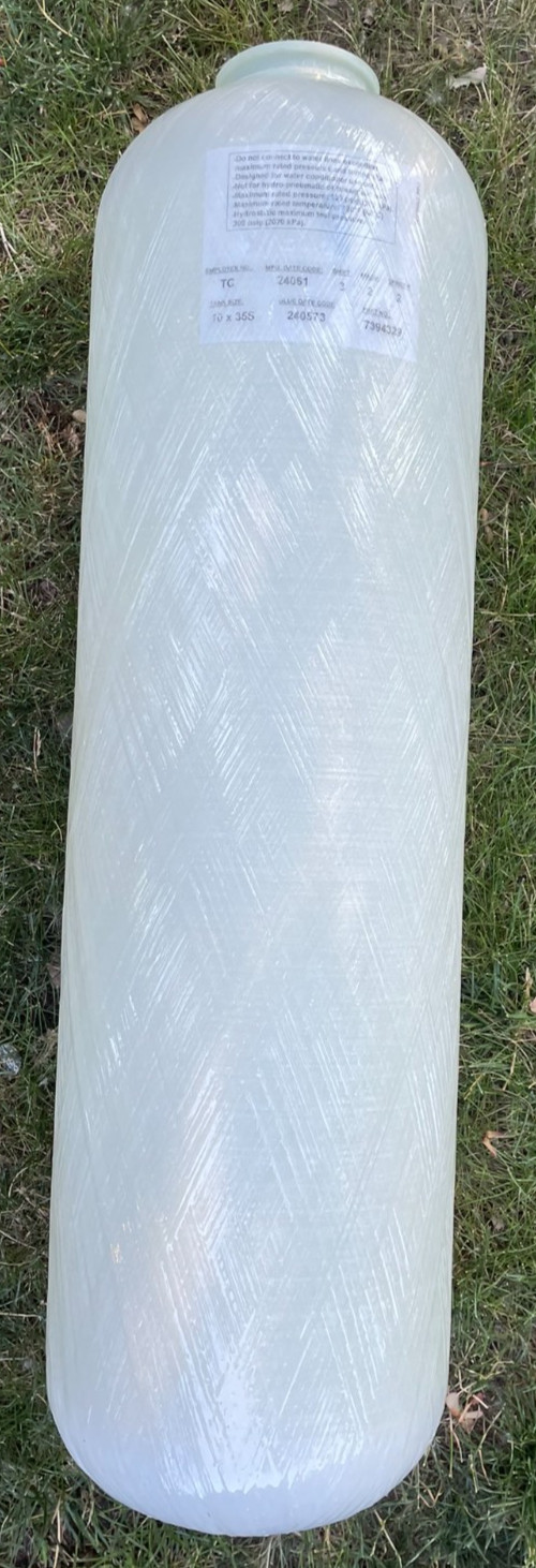 Morton Rheem Water Softener 10" x 35" Resin Tank   7394329  7334696 OEM 1342