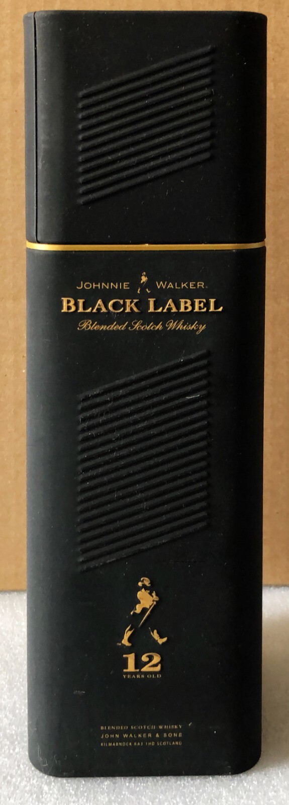 Johnnie Walker 12 Years Black Label Blended Scotch Whisky Metal Tin Box 750 ml