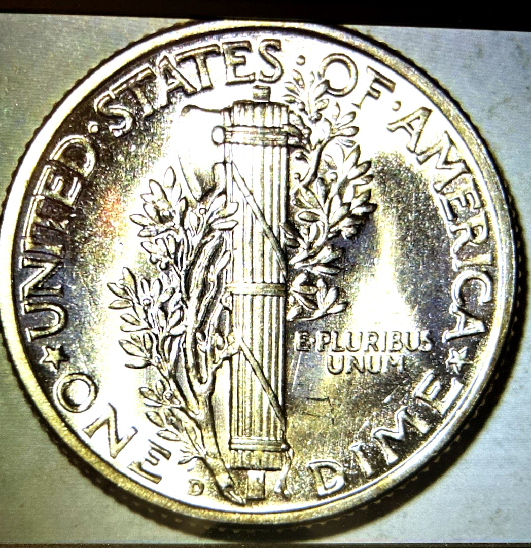 1941-D MERCURY DIME FSB *PRISTINE GEM** PL **BASICALLY FLAWLESS FULL LUSTER