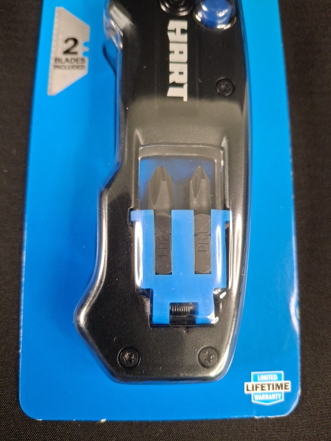 HART Folding Multi-Function Utility Knife Quick Change Blade Bit Storage **NEW**