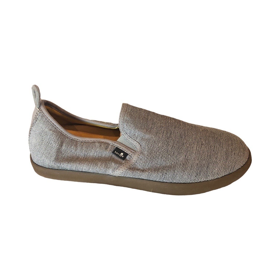 Sanuk Men's Range TX Grey / Gum Slip On Shoes Loafers 1014116 Size 9