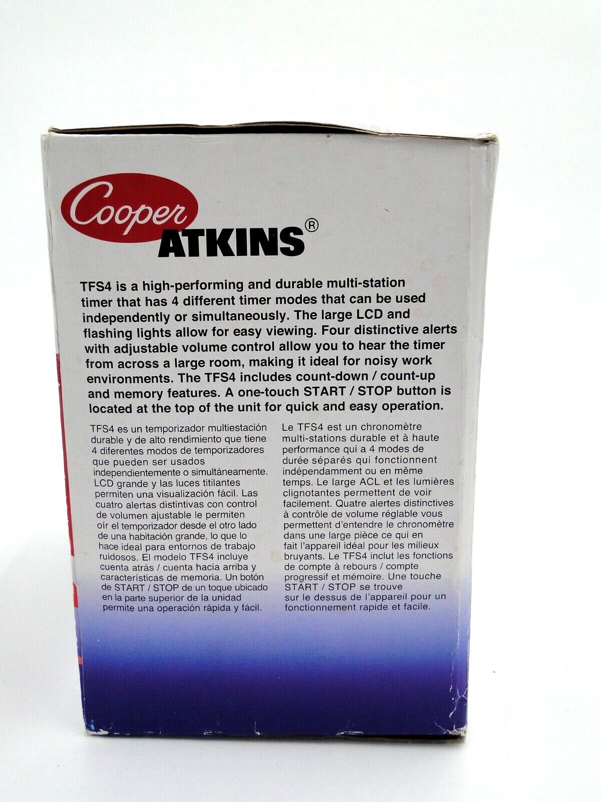 Cooper-Atkins TFS4 Multi-Station Digital timer New in box