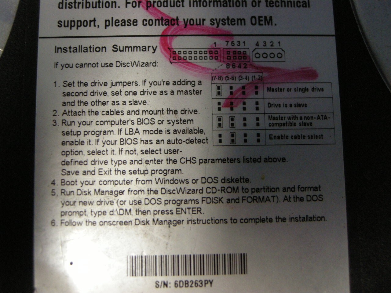 AS IS SEAGATE ST310211A XBOX online hard drive read description programmed / mod