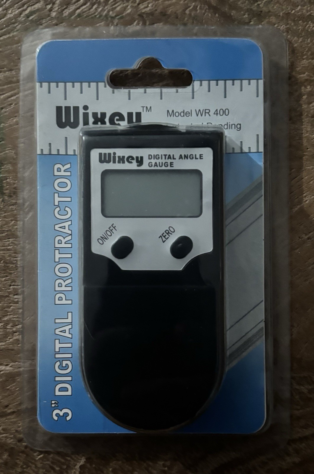 Wixey WR400 Digital Protractor Readout with Set Miter, 3 Inches