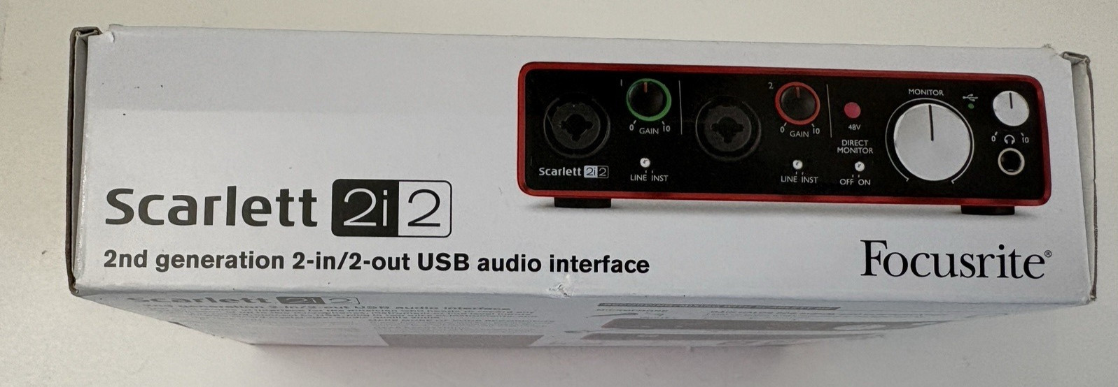 NEW Focusrite SCARLETT 2i2 2ND GEN 2-in/2-out USB Audio Interface