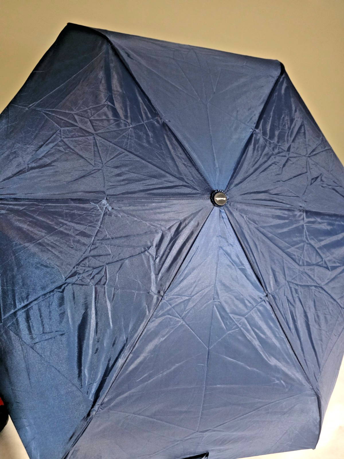 ShedRain Vortex Vented 43" Arc Auto Open & Close Compact Umbrella Navy Blue