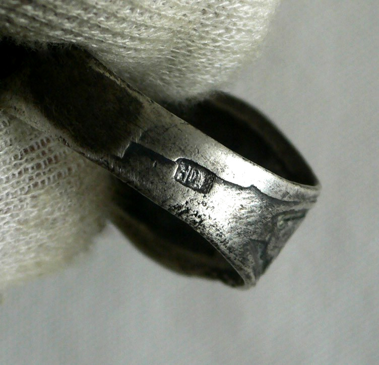 RING GERMAN WW2 WWII Pz.Div.-Panzer Tank Division Oak Leaves Ring