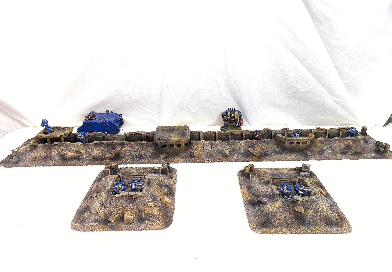 WARGAMING TERRAIN PAINTED ADVANCE ORDERS TRENCH SYSTEM