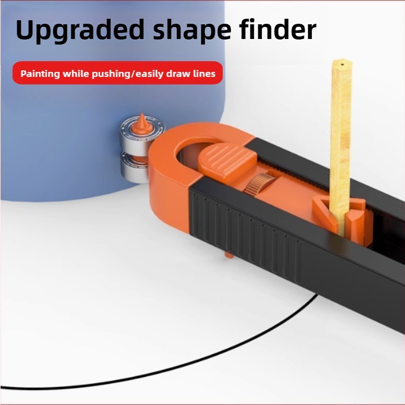 New Profile Scribing Ruler Contour Gauge with Lock Adjustable Locking Precise Wo