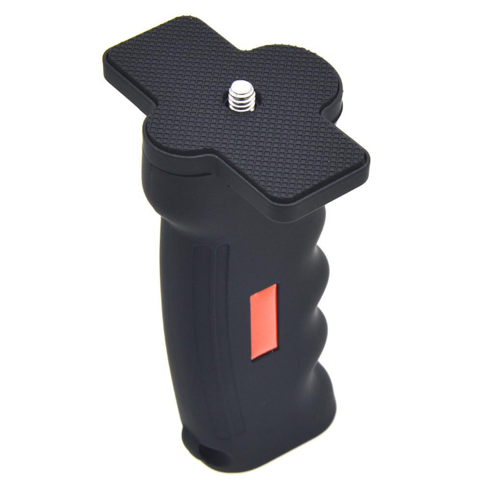 Camera Handheld Grip with 1/4" Screw Video Vlog Grip Handle Stabilizer Holder