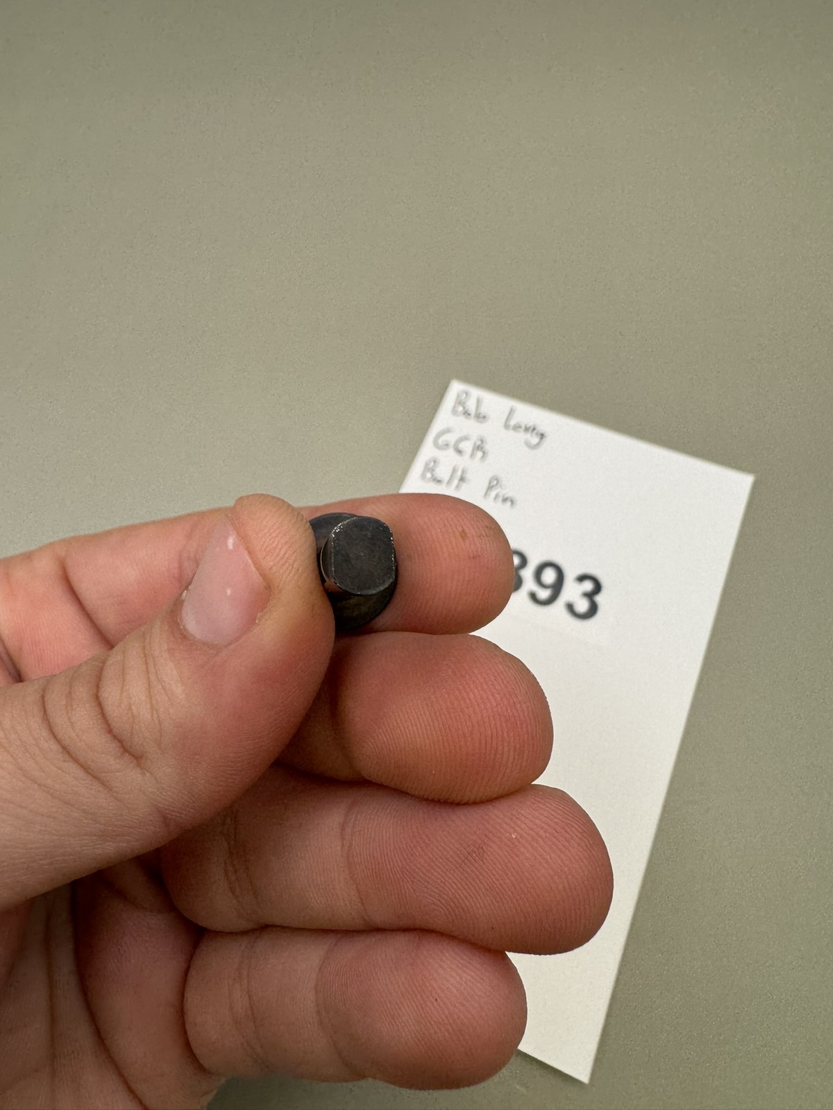Bob Long G6R Bolt Pin Black