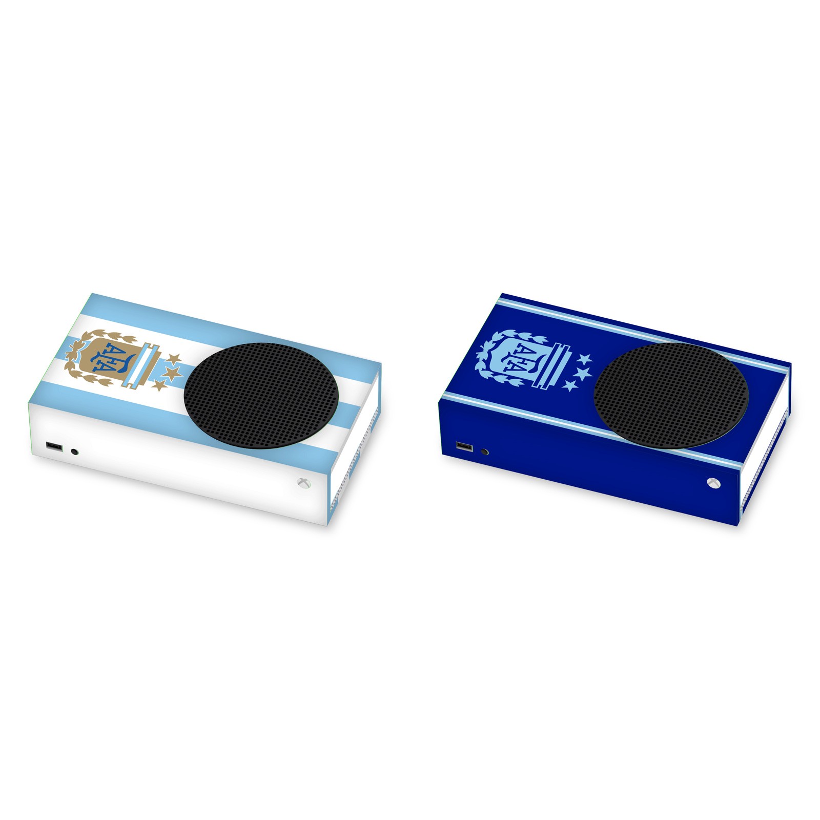 ARGENTINA FOOTBALL TEAM 2024/25 CREST KIT VINYL SKIN FOR XBOX SERIES S CONSOLE