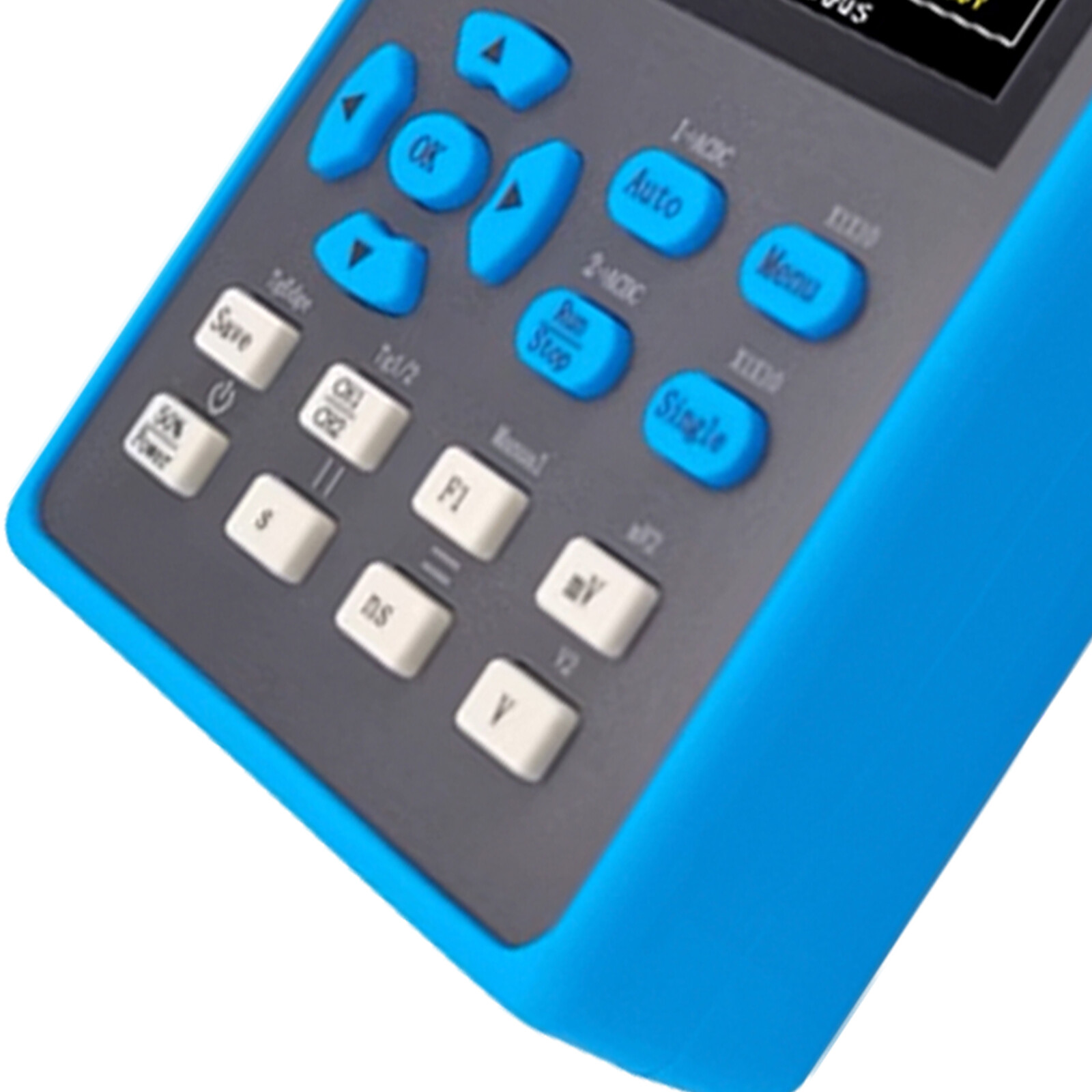 Handheld 2 Channel LCD Oscilloscope 120M Bandwidth 500Ms Sampling Rate DSO2512G