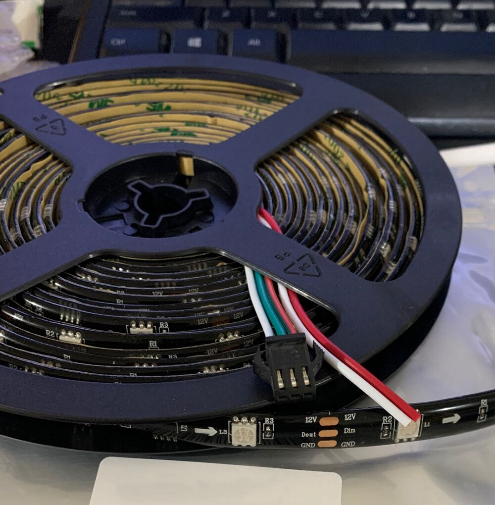 5050 WS2811 RGB LED Strip Light Multi Color Dream Color 12V 5M 150 LED 300 LED