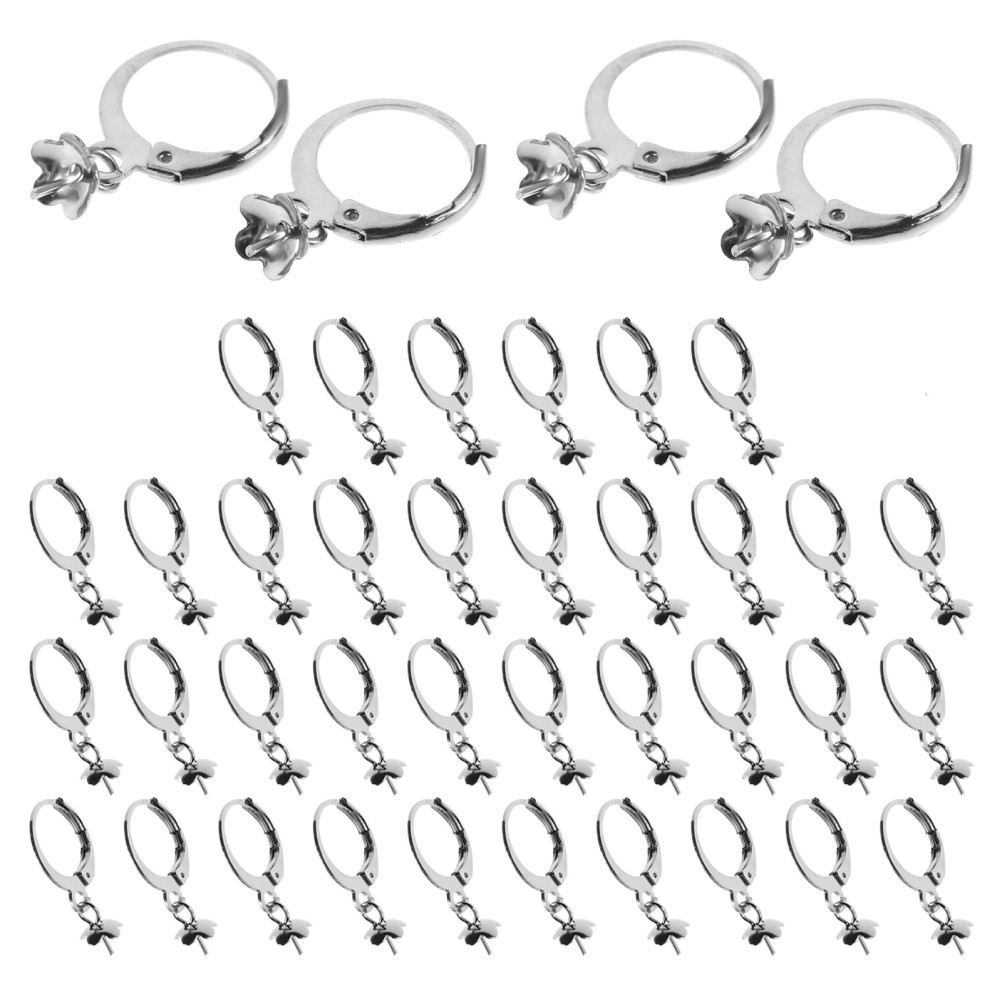 40 Pcs Lever Back Hooks for Jewelry Dangle Ear Wire DIY Earring Making
