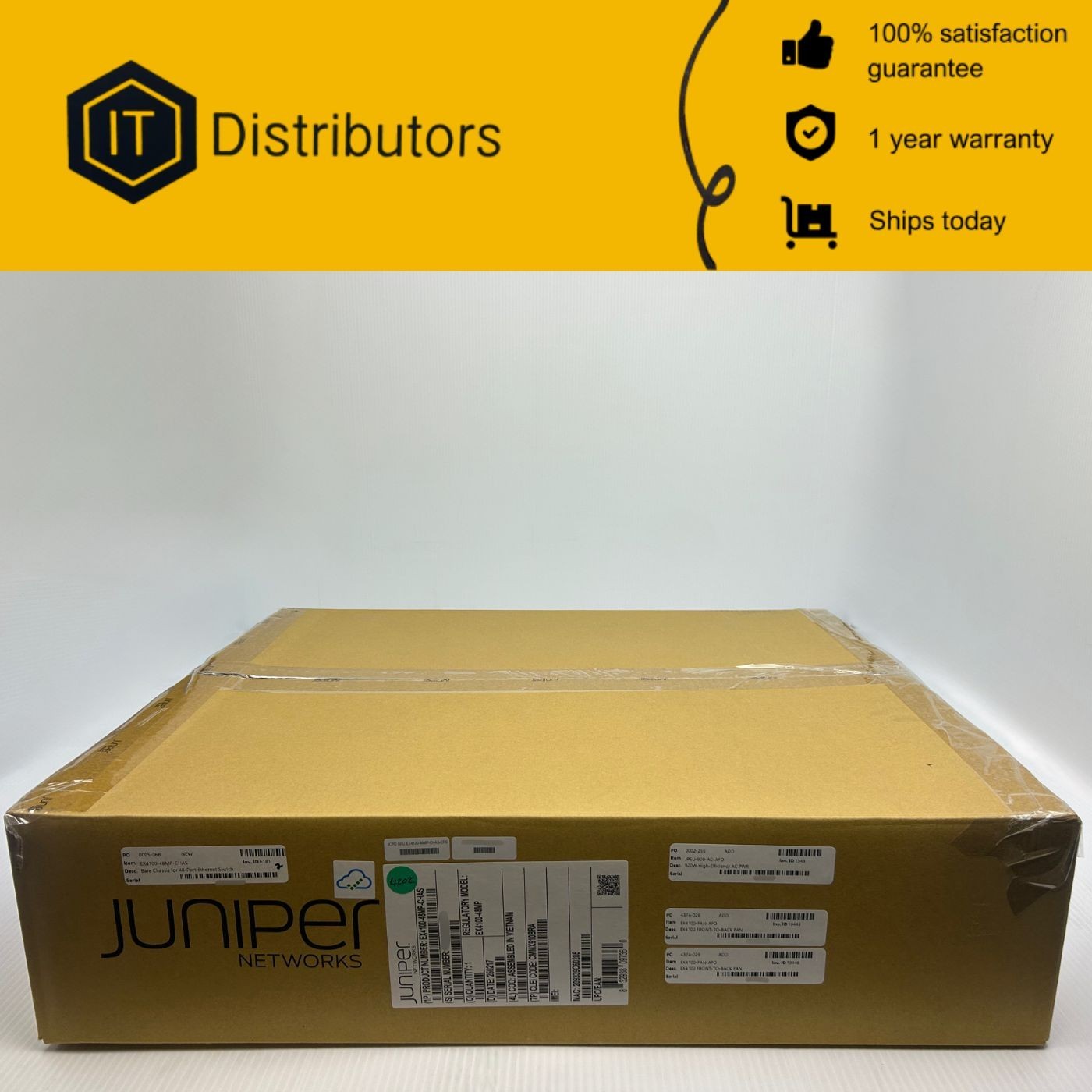 Juniper EX4100-48MP / New Open Box / 1 Year Warranty / Ships Today