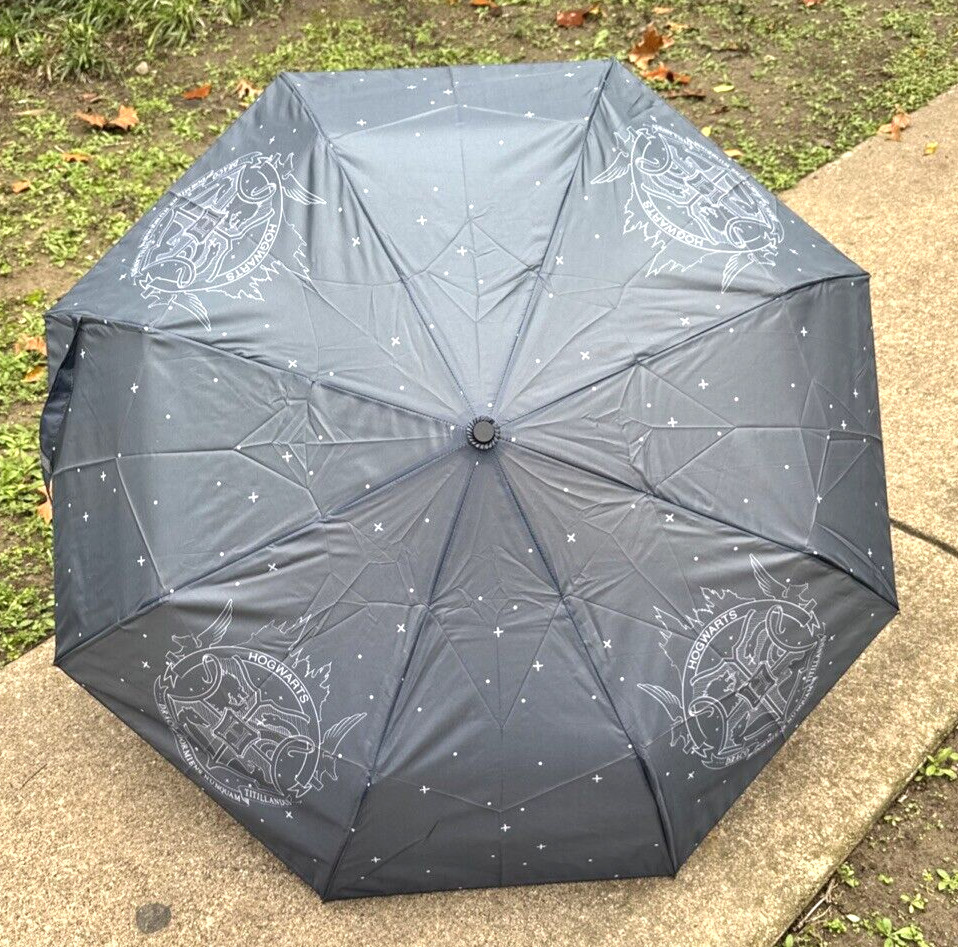 Harry Potter Hogwarts Crest Compact Umbrella with cover New Paraguas Magic