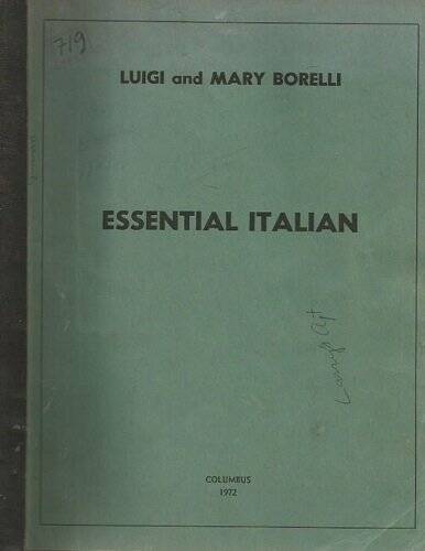 Essential Italian - Paperback By Luigi Borelli - GOOD