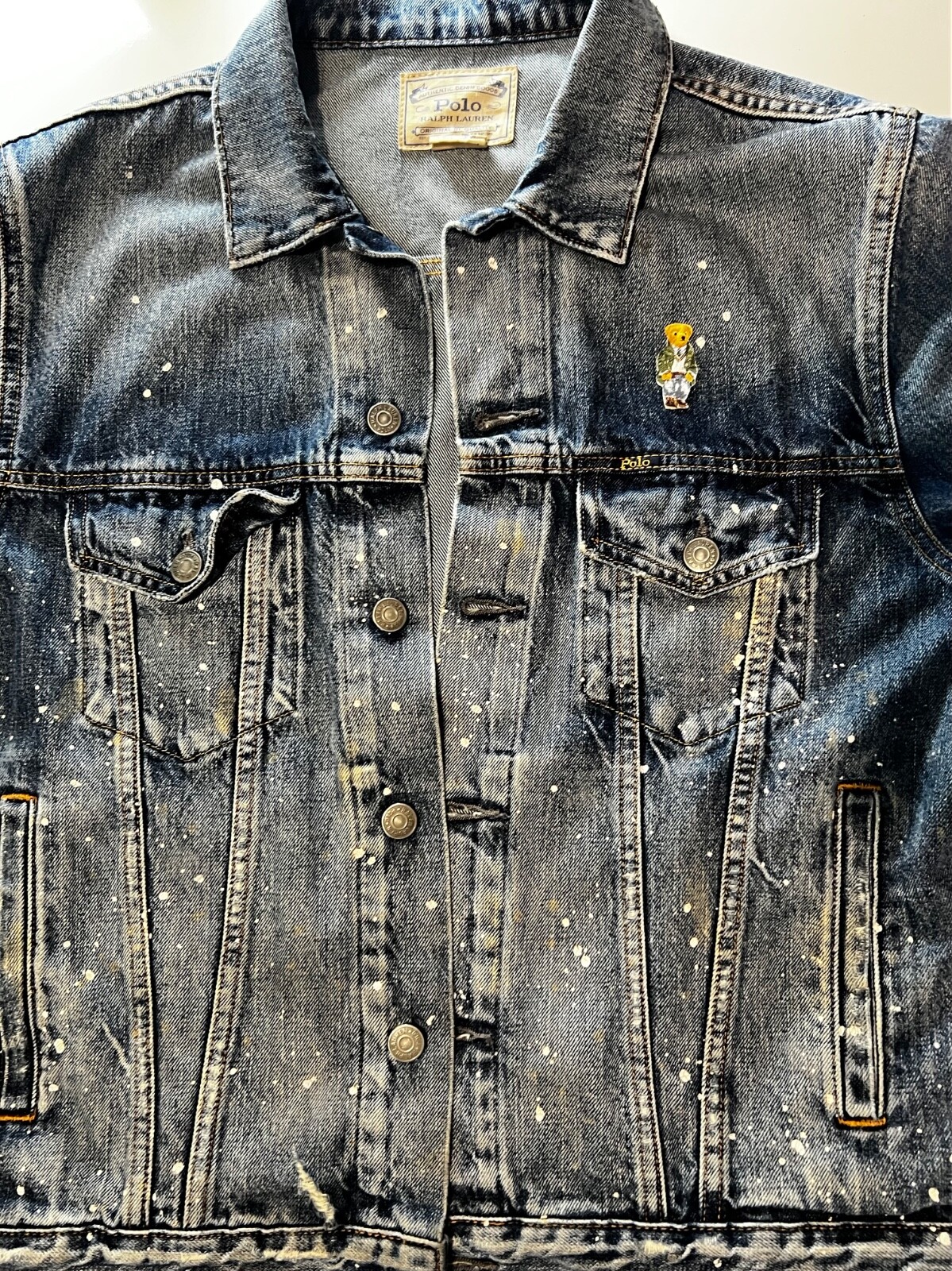 Polo Ralph Lauren custom College Bear Iron-on patch