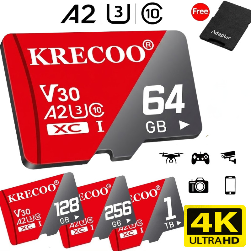 1TB Micro SDXC Memory Card High Speed Class 10 V30 A2 4K TF For Phone Camera lot