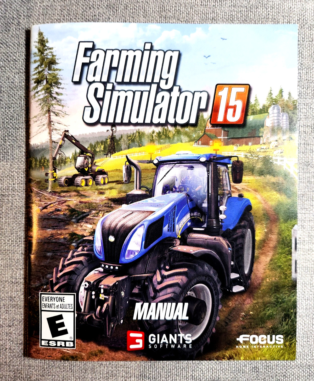 Farming Simulator 15 Instruction Manual Only - PlayStation 3