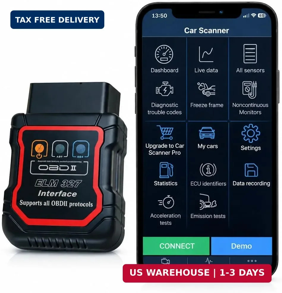 Bluetooth OBDII Scan Tool for iPhone & Android - No Subscription Fee - OBD2 Car