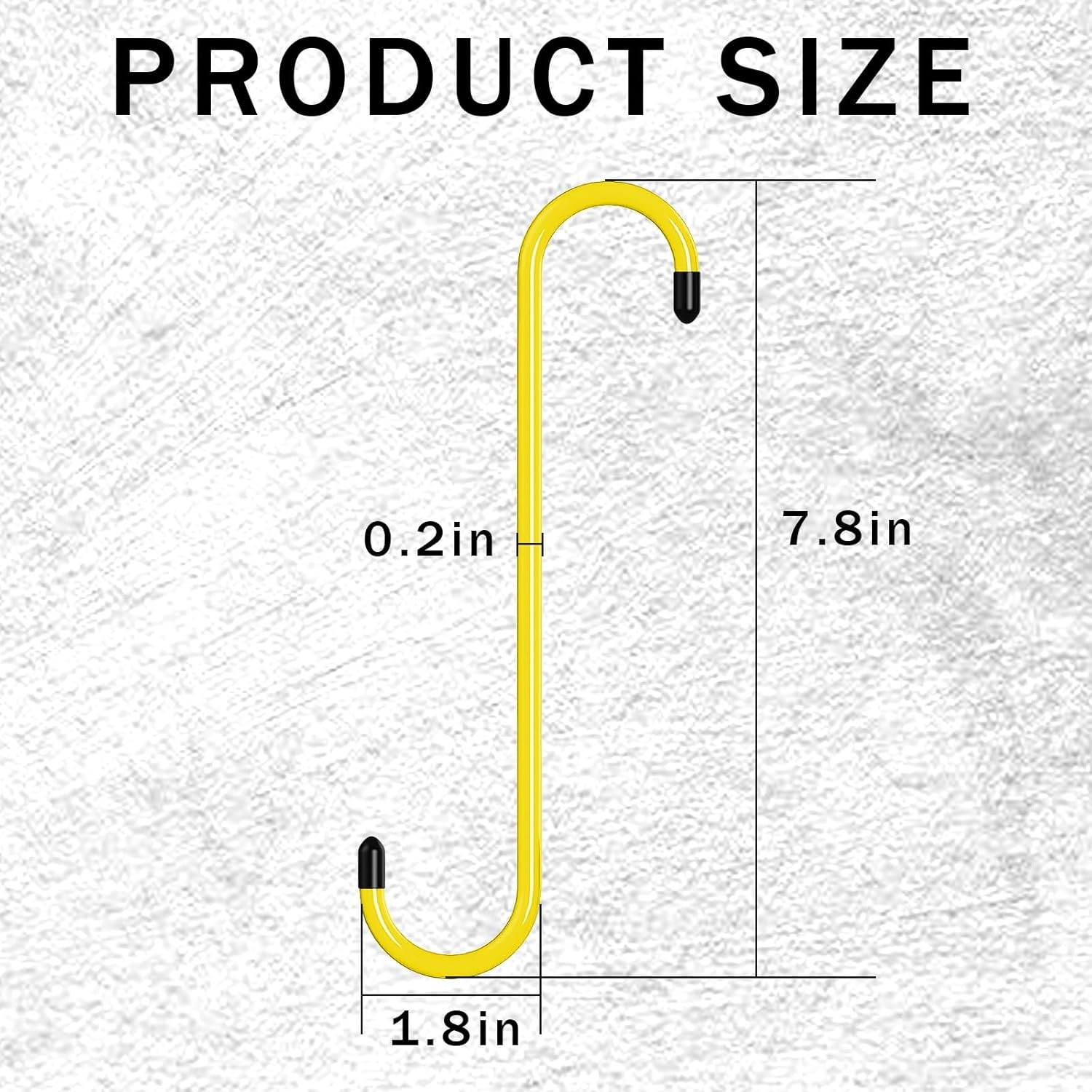 2PCS Brake Caliper Hanger Compression Mechanic Tool with Rubber Yellow-2PCS