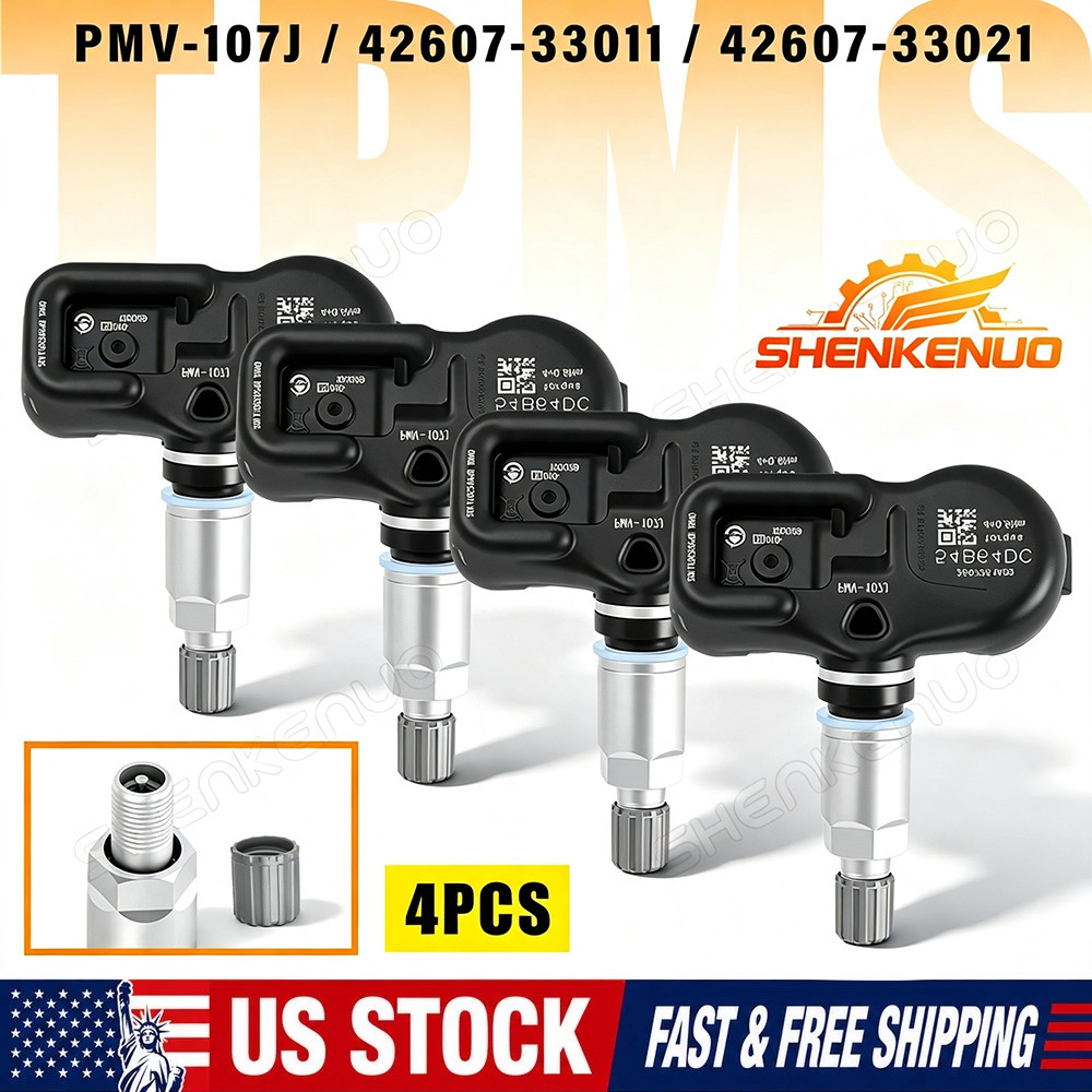 For Toyota Lexus 4PCS Genuine TPMS 42607-33021 Tire Pressure Sensor OEM PMV-107J