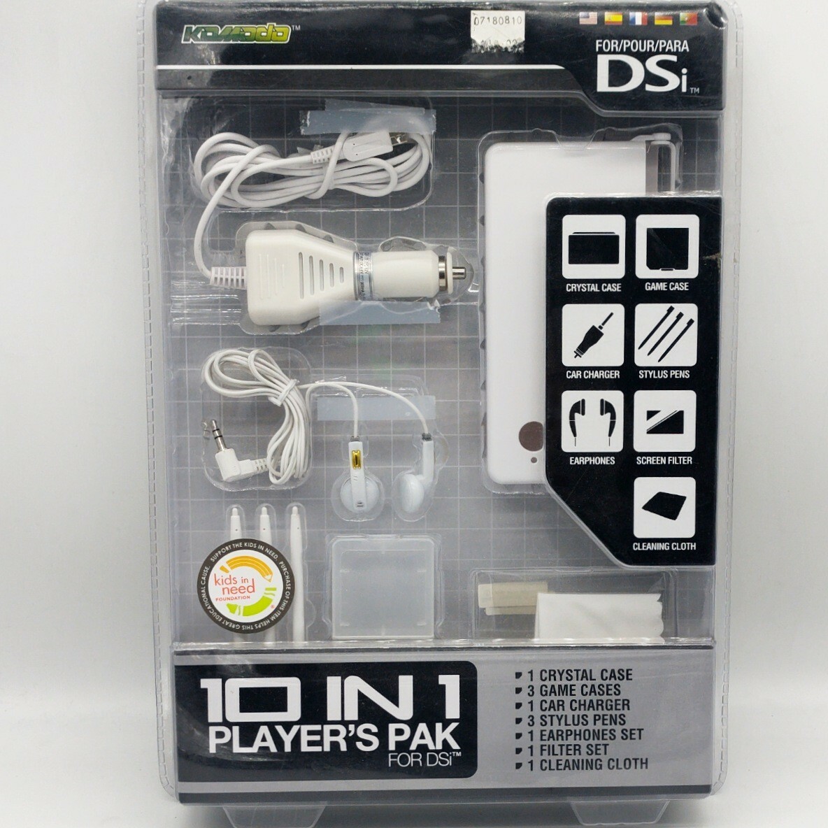 White 10 In 1 Players Pack For Dsi Brand New Sealed