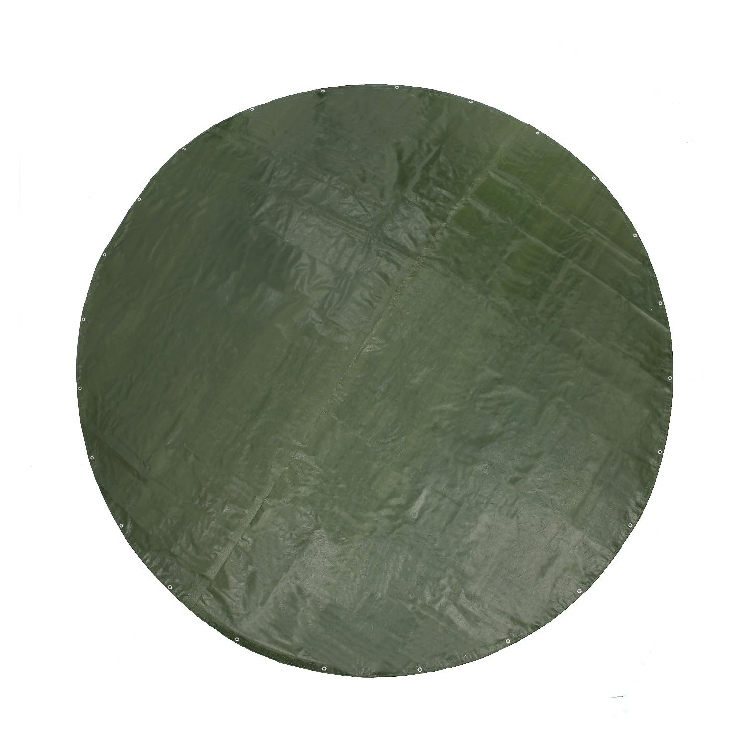 GUARD SHIELD Round Tarp 10 Feet Waterproof Diameter: 10 Feet, Green/Silver