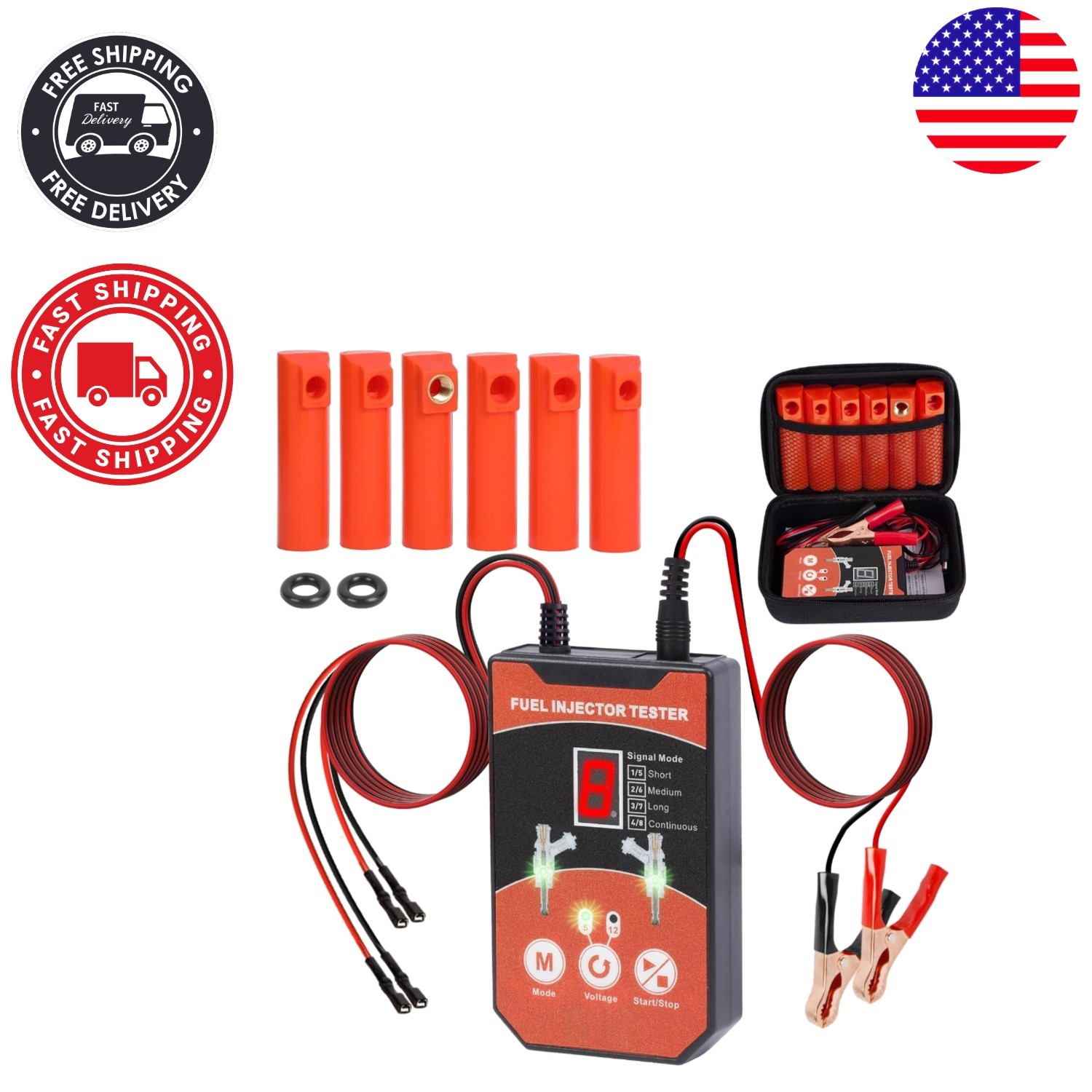 8 Pulse Modes Fuel Injector Cleaner Kit: Efficient Diagnostic Tool for Mechanics