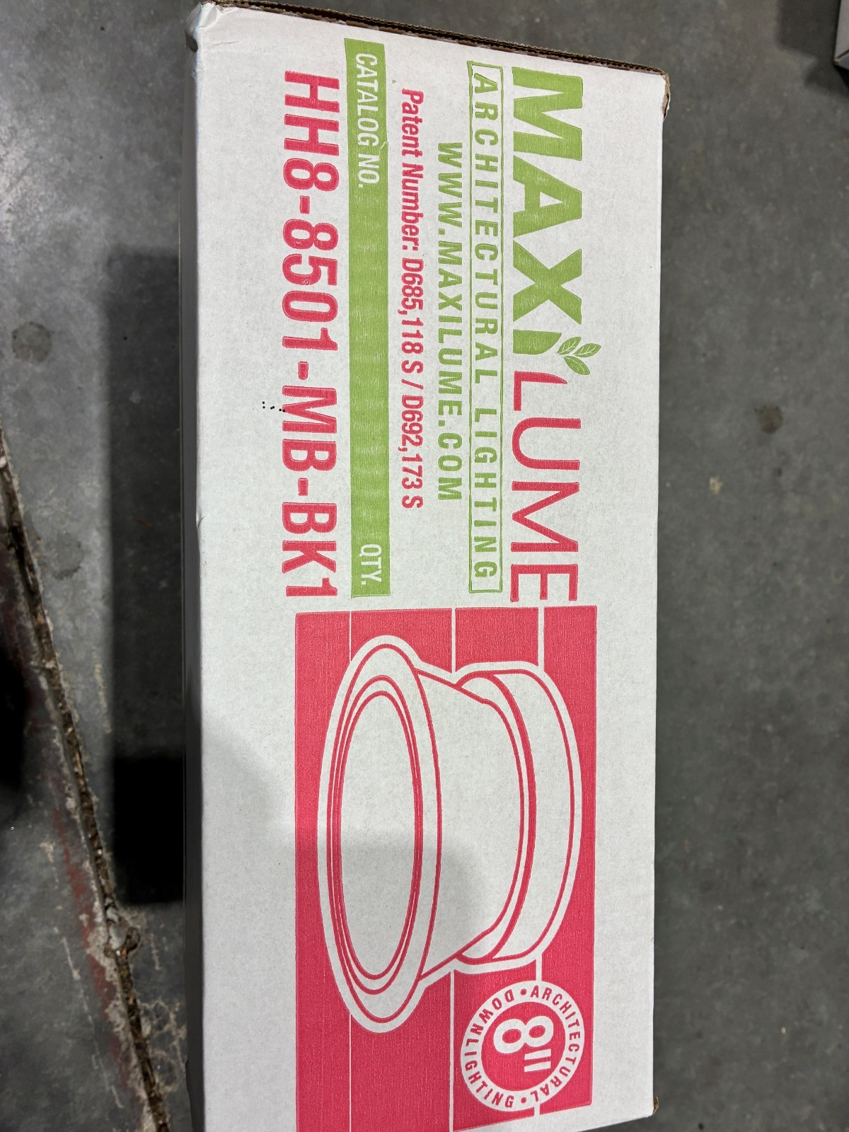 Maxilume Lighting Reflector Diffuser (Model # HH8-8501-MB-WH)