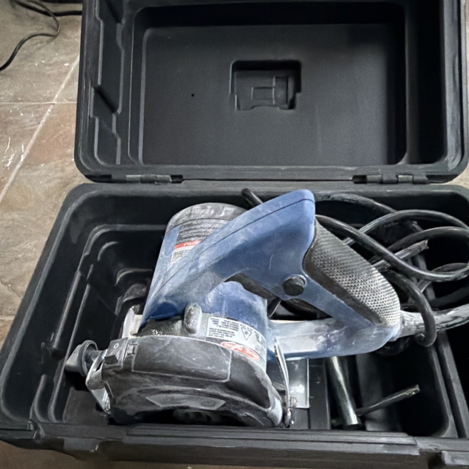 M-D Building Products 4" Corded Electric Tile/Marble Saw with Case