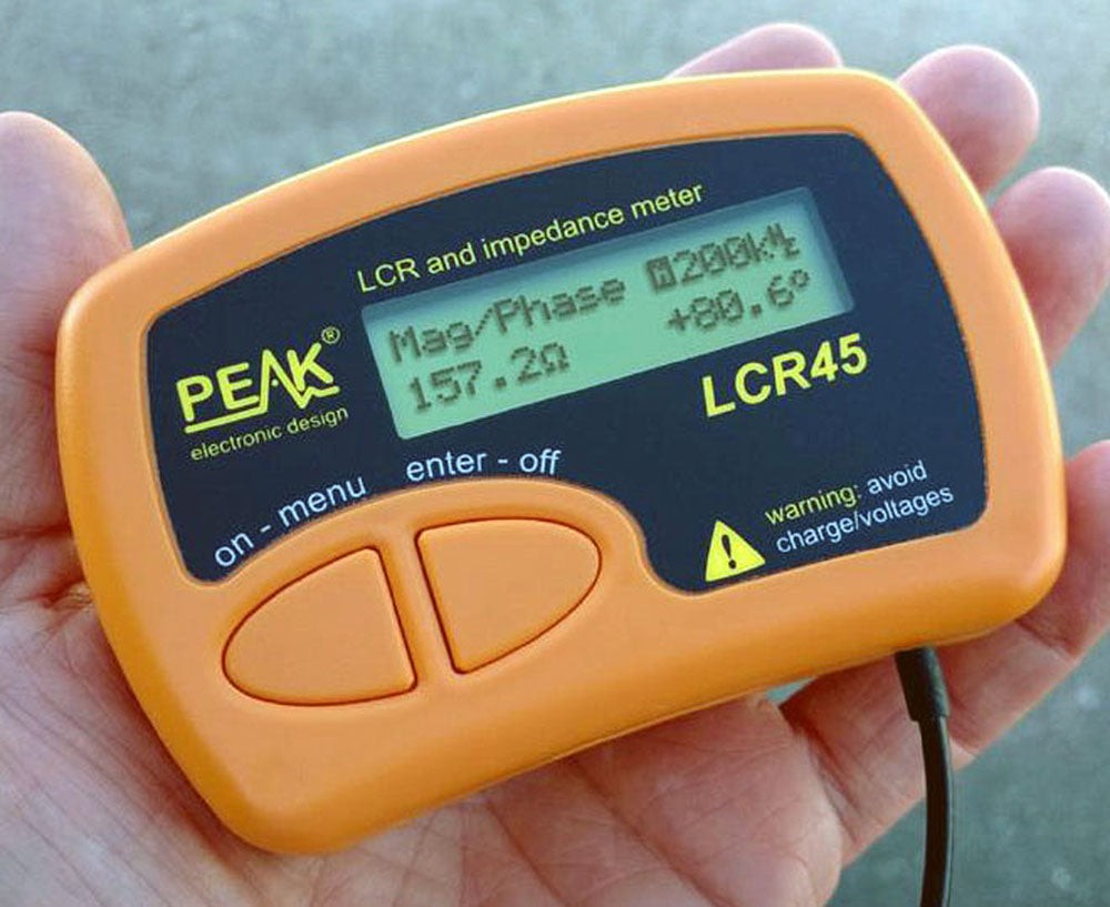 Peak Atlas LCR45 Passive Component Impedance Analyzer and 2 Test Lead/Probe Sets