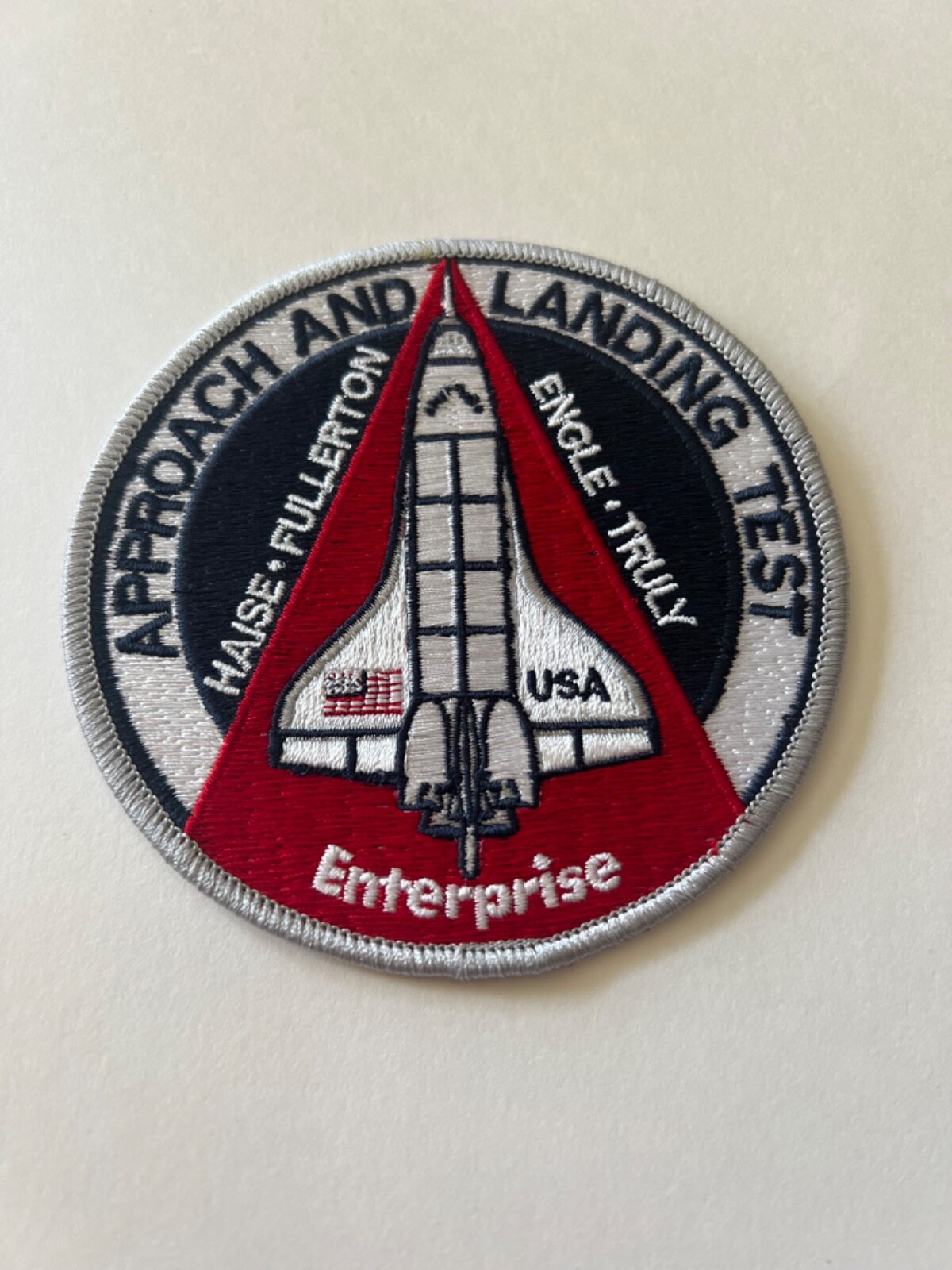 Vtg Enterprise Approach and Landing Test Haise,Fullerton,Engle,Truly NASA Patch