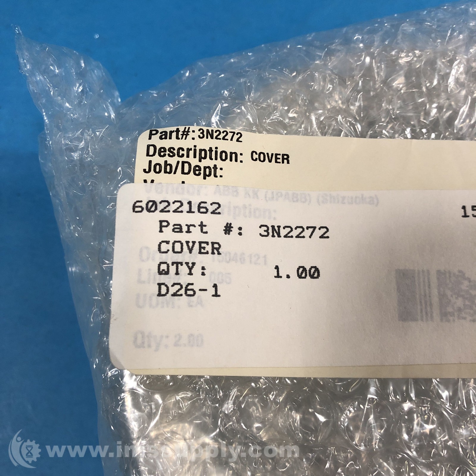ABB Flexible 3N2272 Cover, Clear Coat, White FNFP